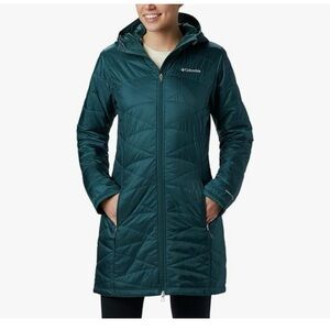 Columbia Green Ski Jacket Insulated Hooded